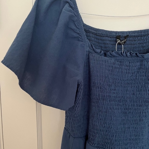 Puff Sleeve Smocked Cottagecore Dress | Size Medium - Picture 6 of 11